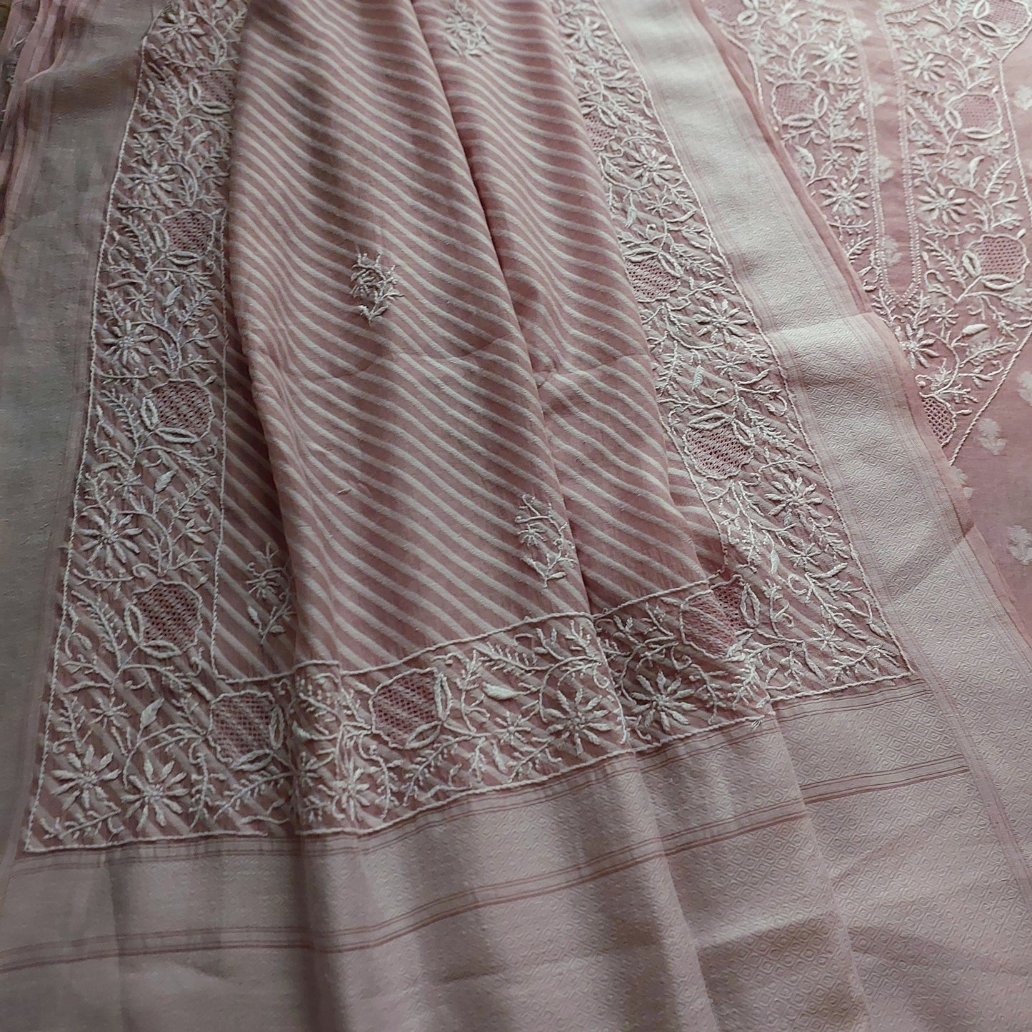 Handloom Cotton Chikankari Suit