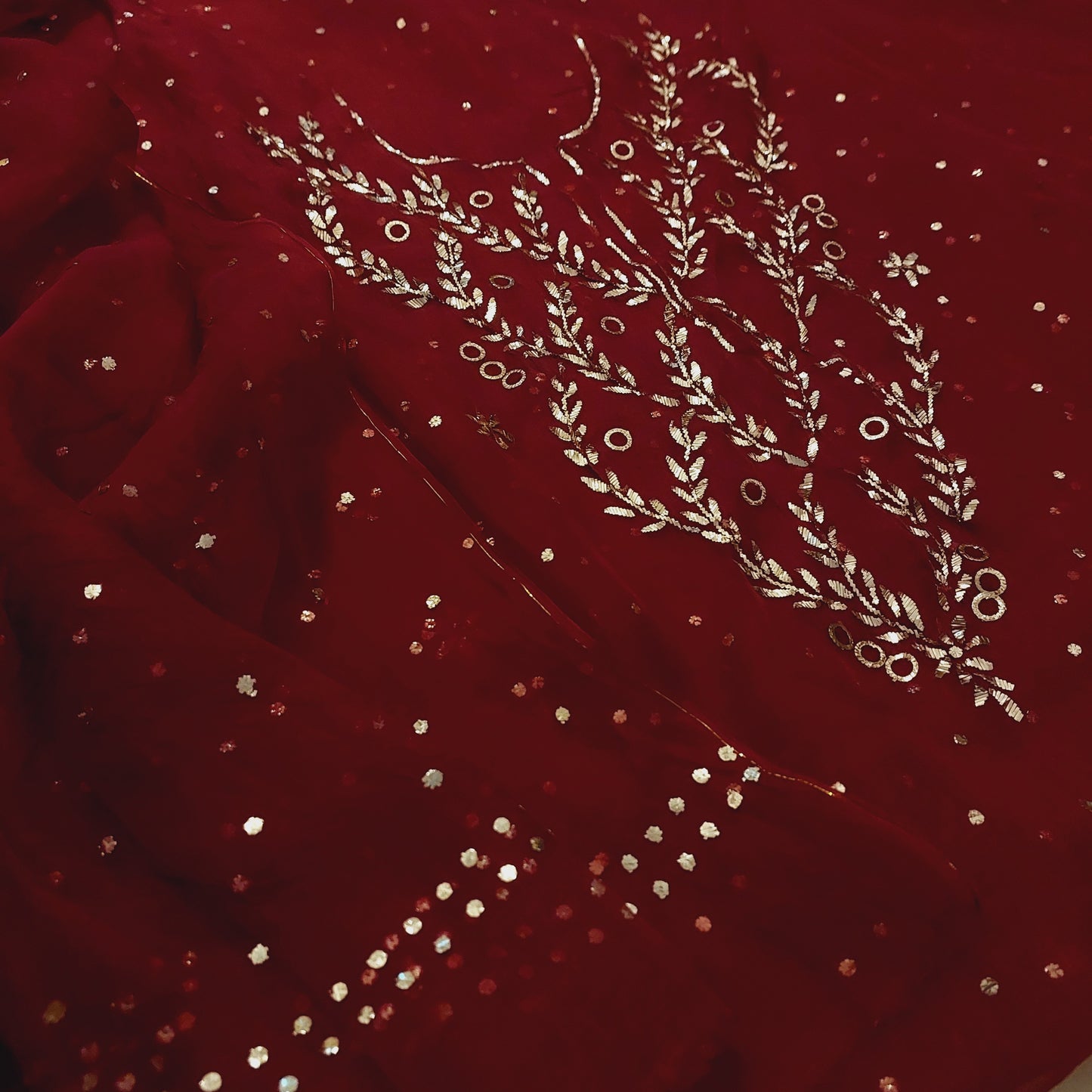 Pure Organza Mukaish Suit