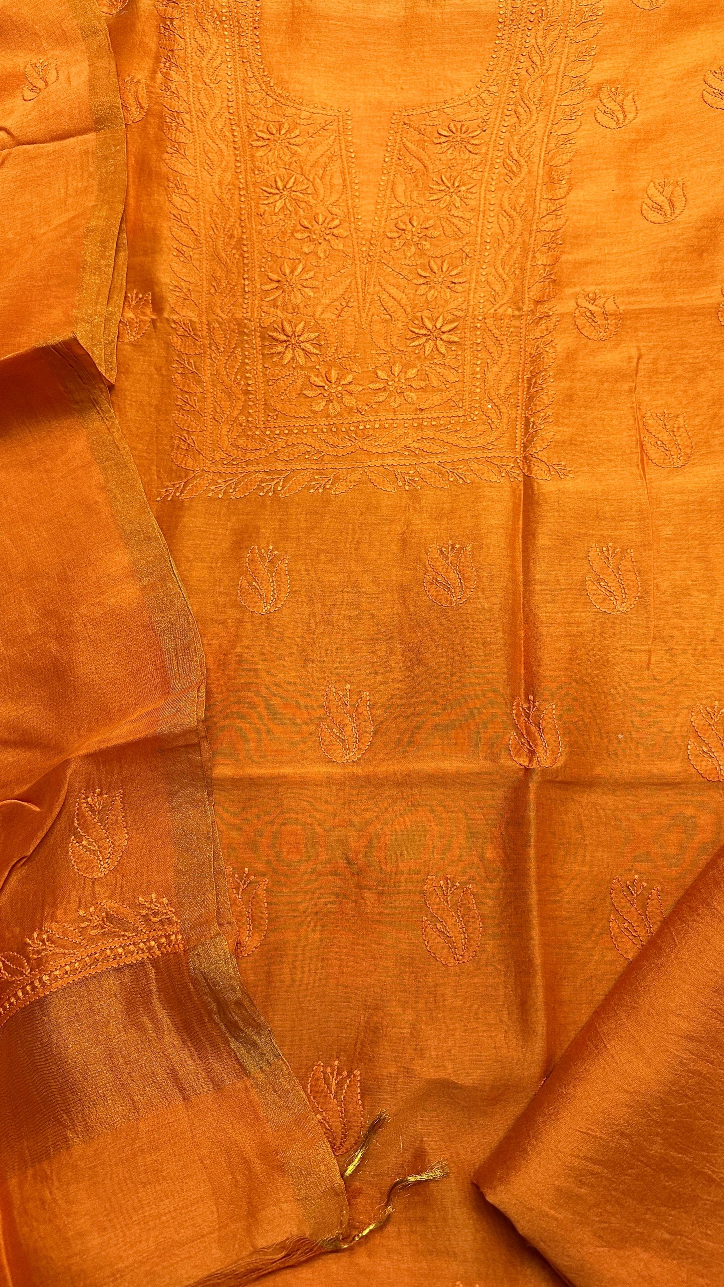 Pure Chanderi Silk Set