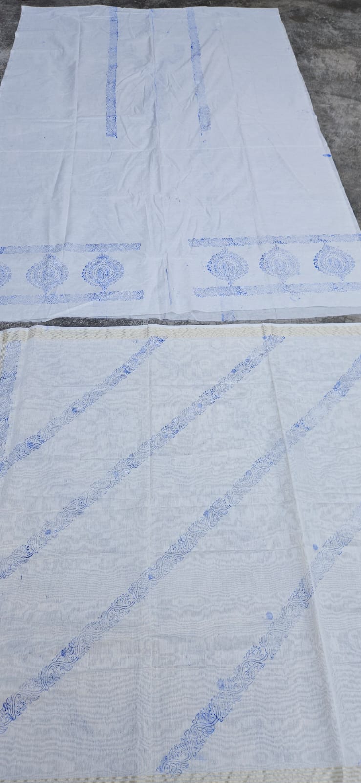 Mul Chanderi Bail Suit