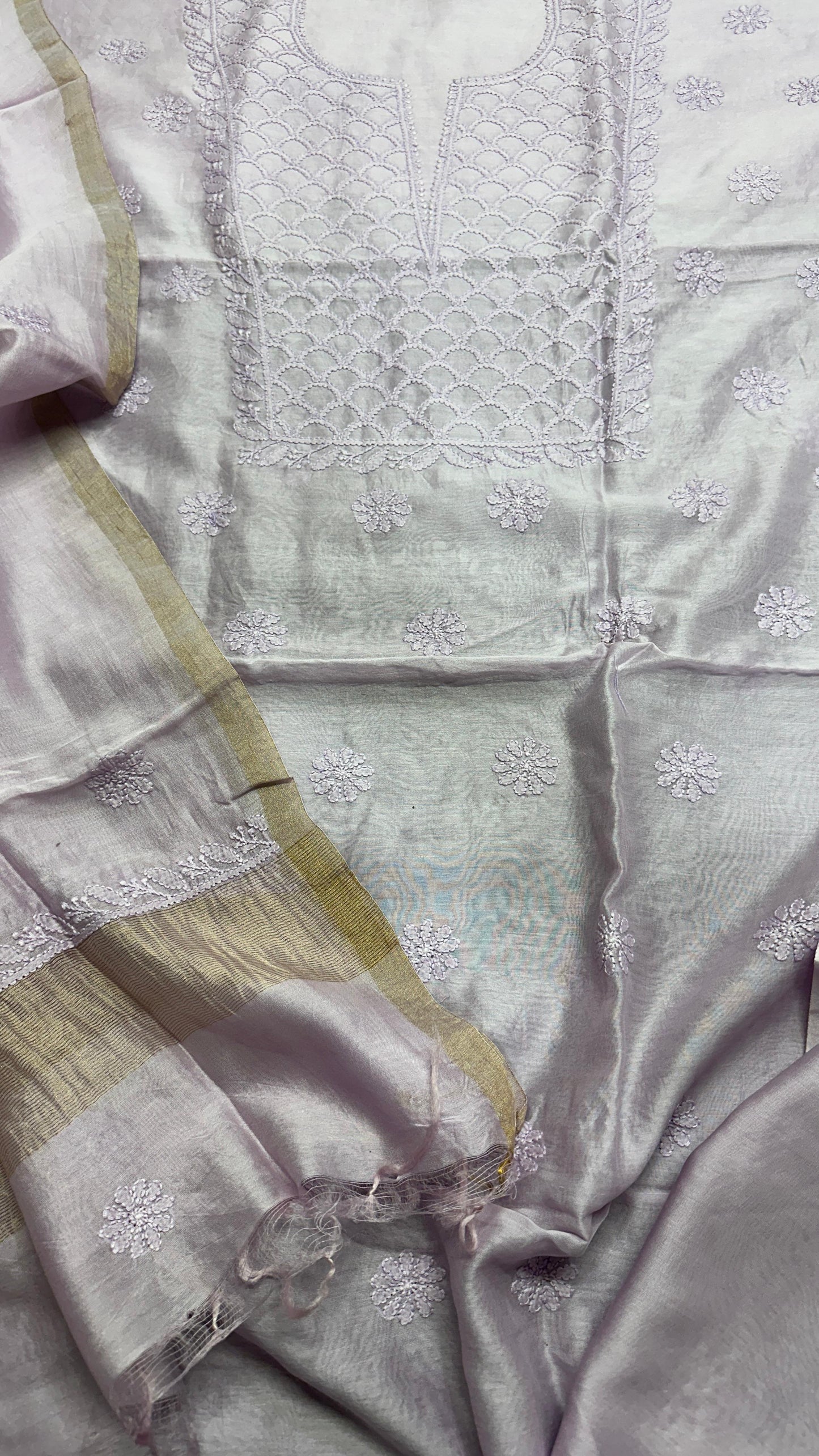 Pure Chanderi Silk Set