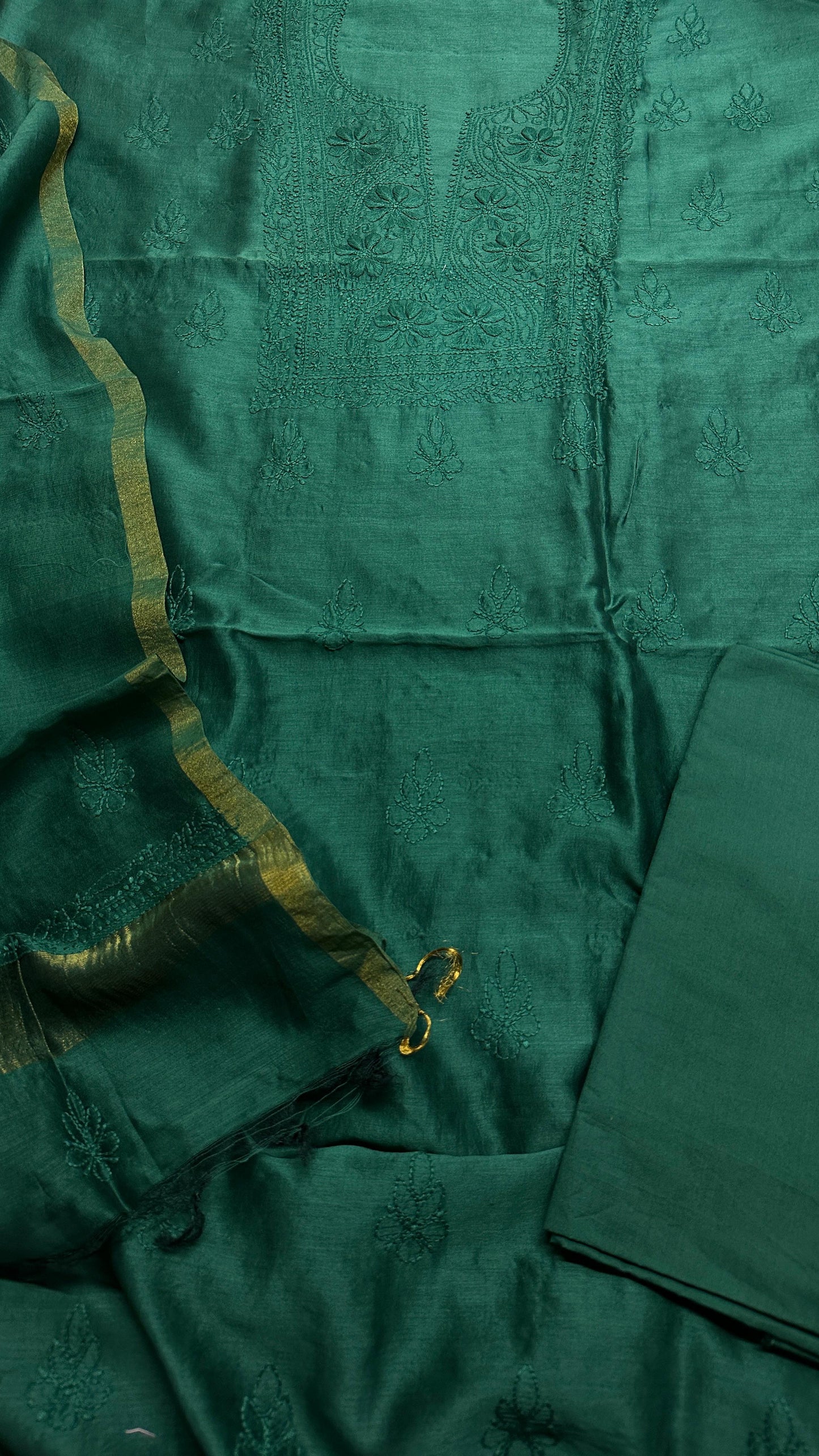 Pure Chanderi Silk Set