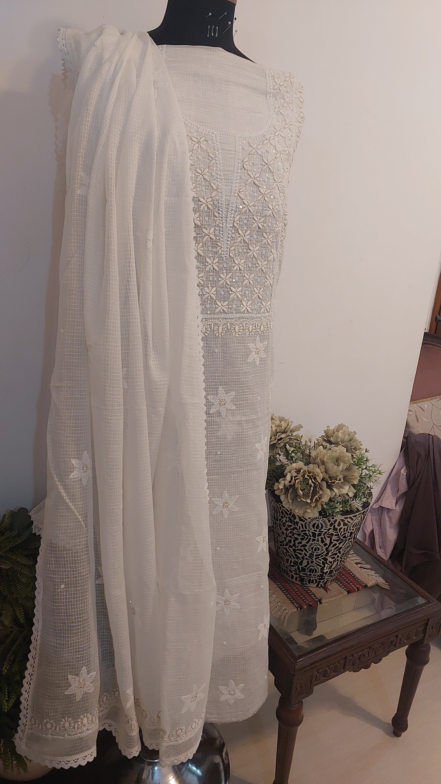 Kota Doriya Chikankari