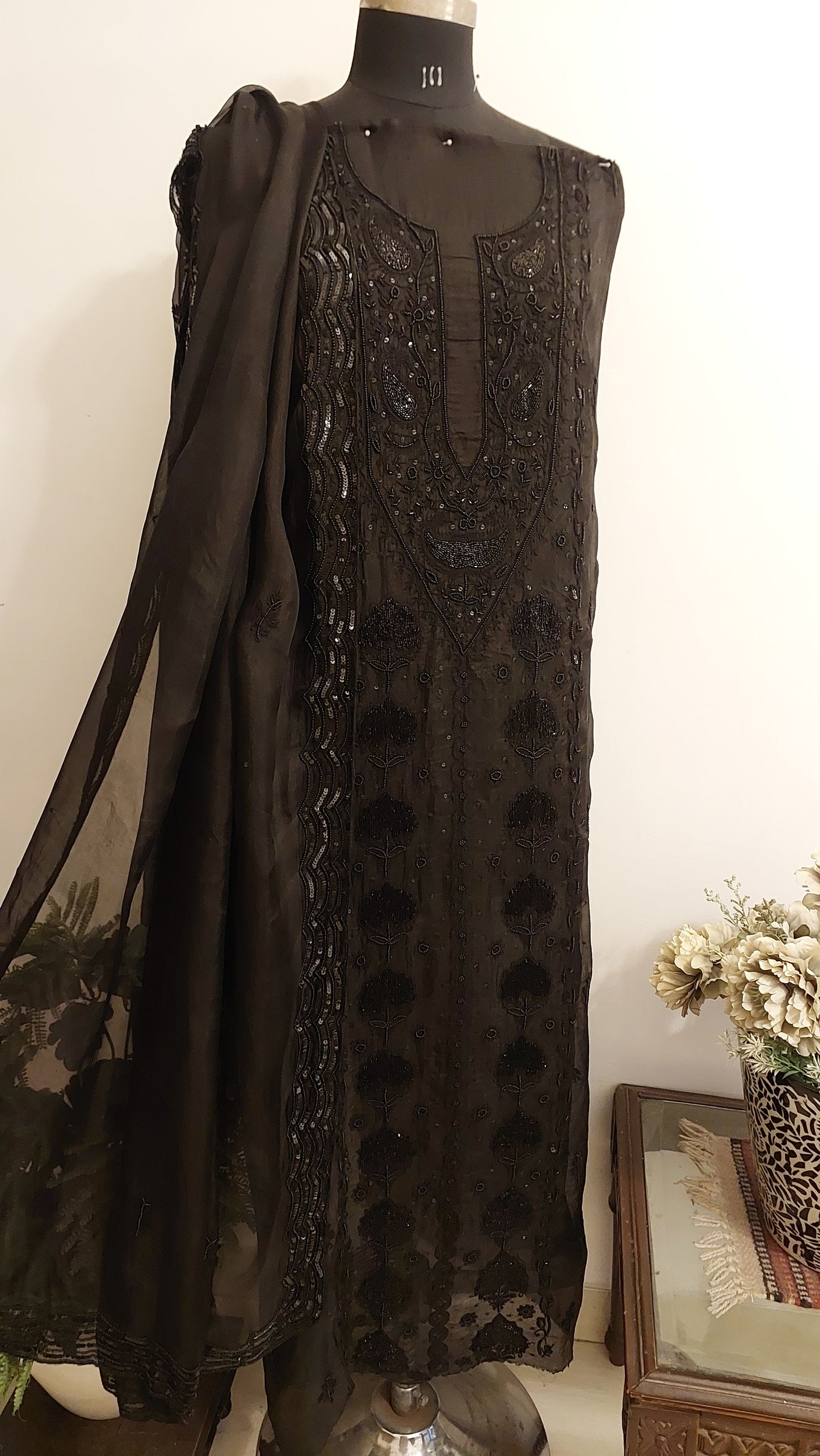 Pure Organza Chikankari