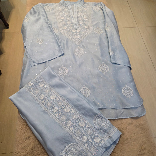 Chanderi Silk Coord Set