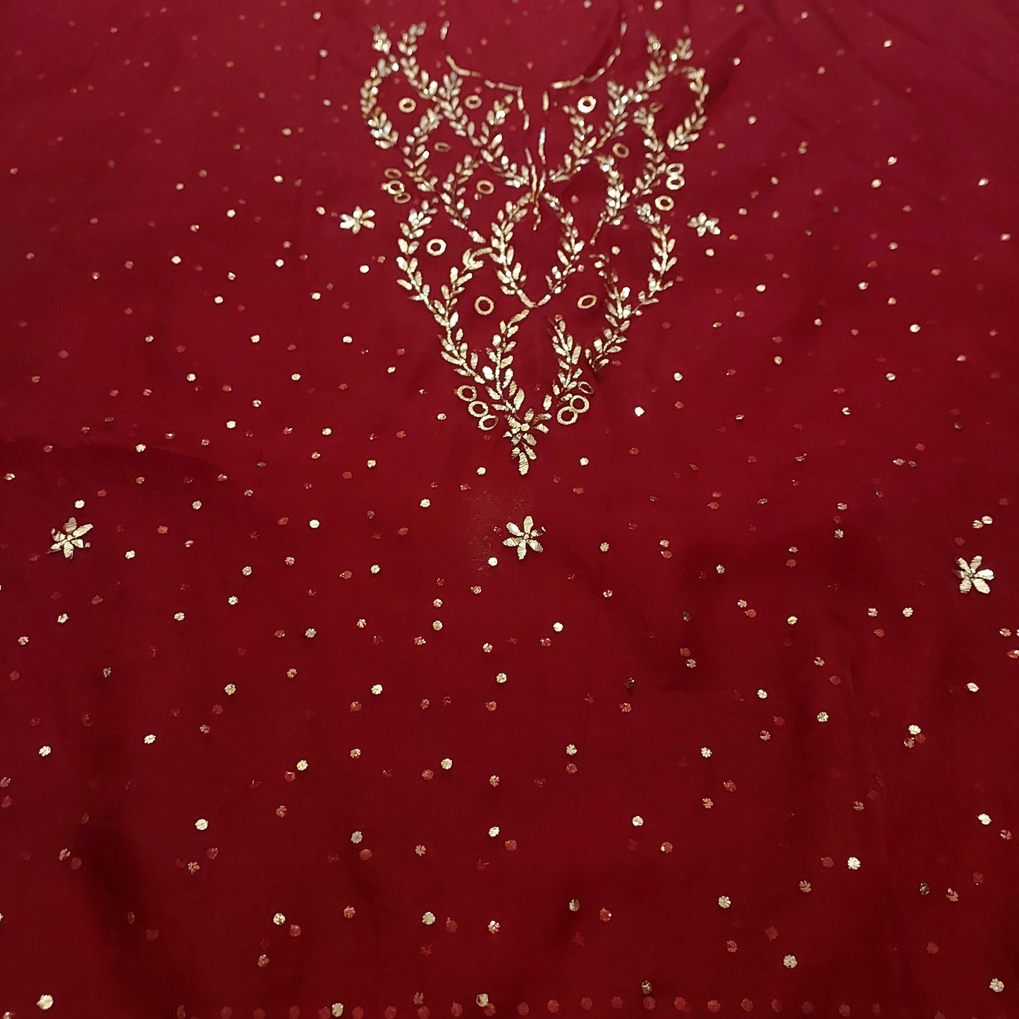 Pure Organza Mukaish Suit