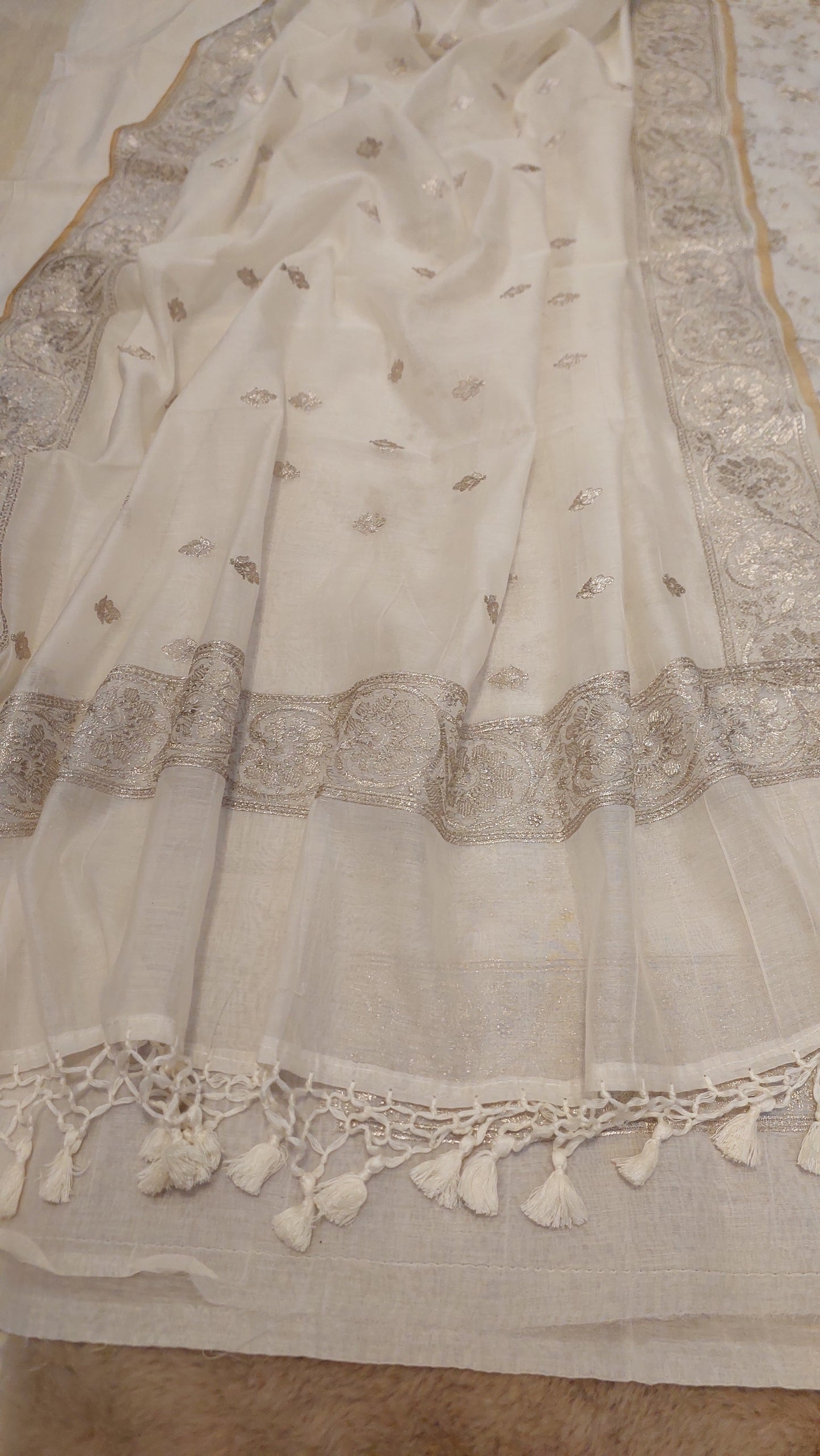 Mul Chanderi Banarsi Suit