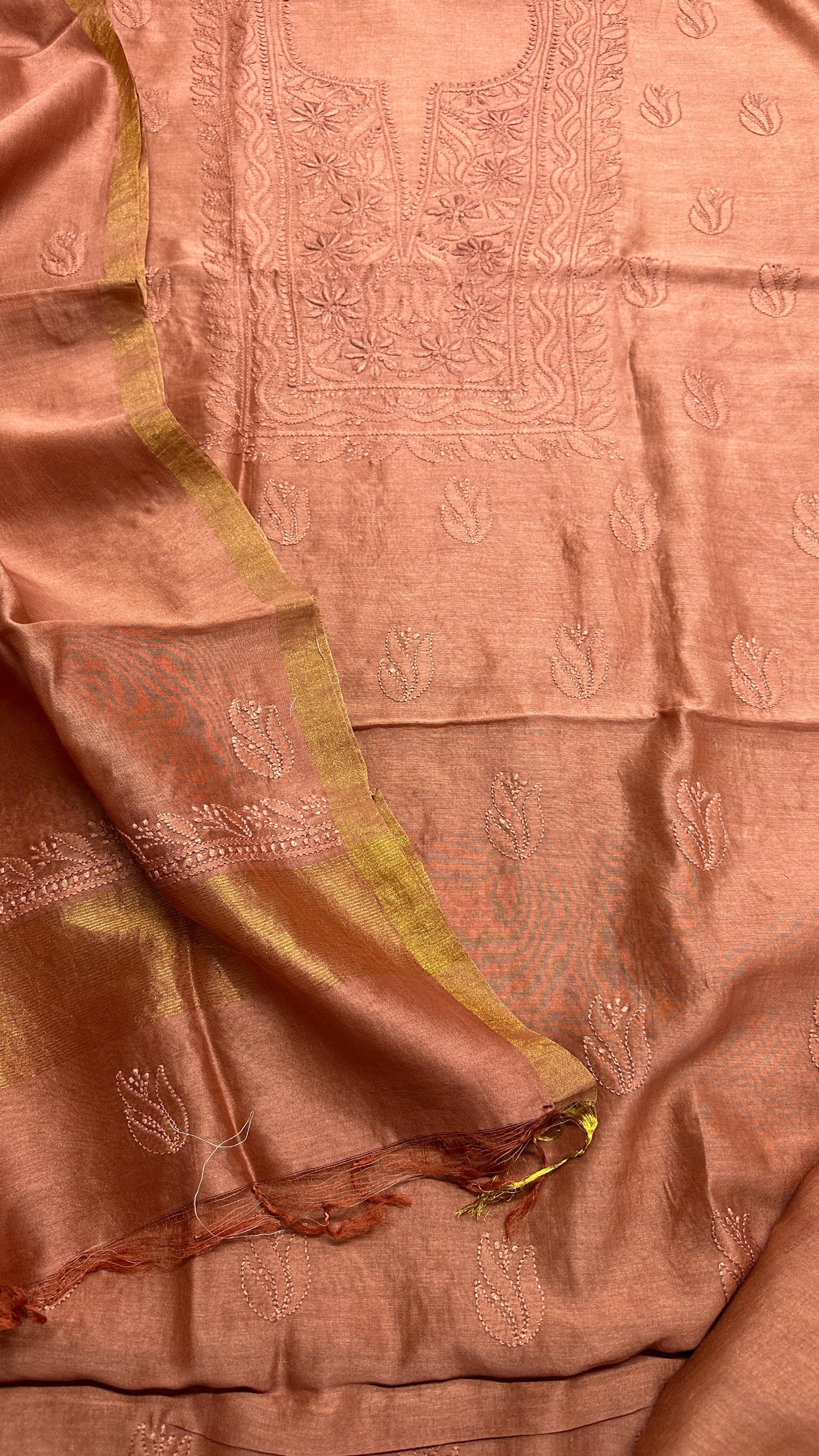 Pure Chanderi Silk Set