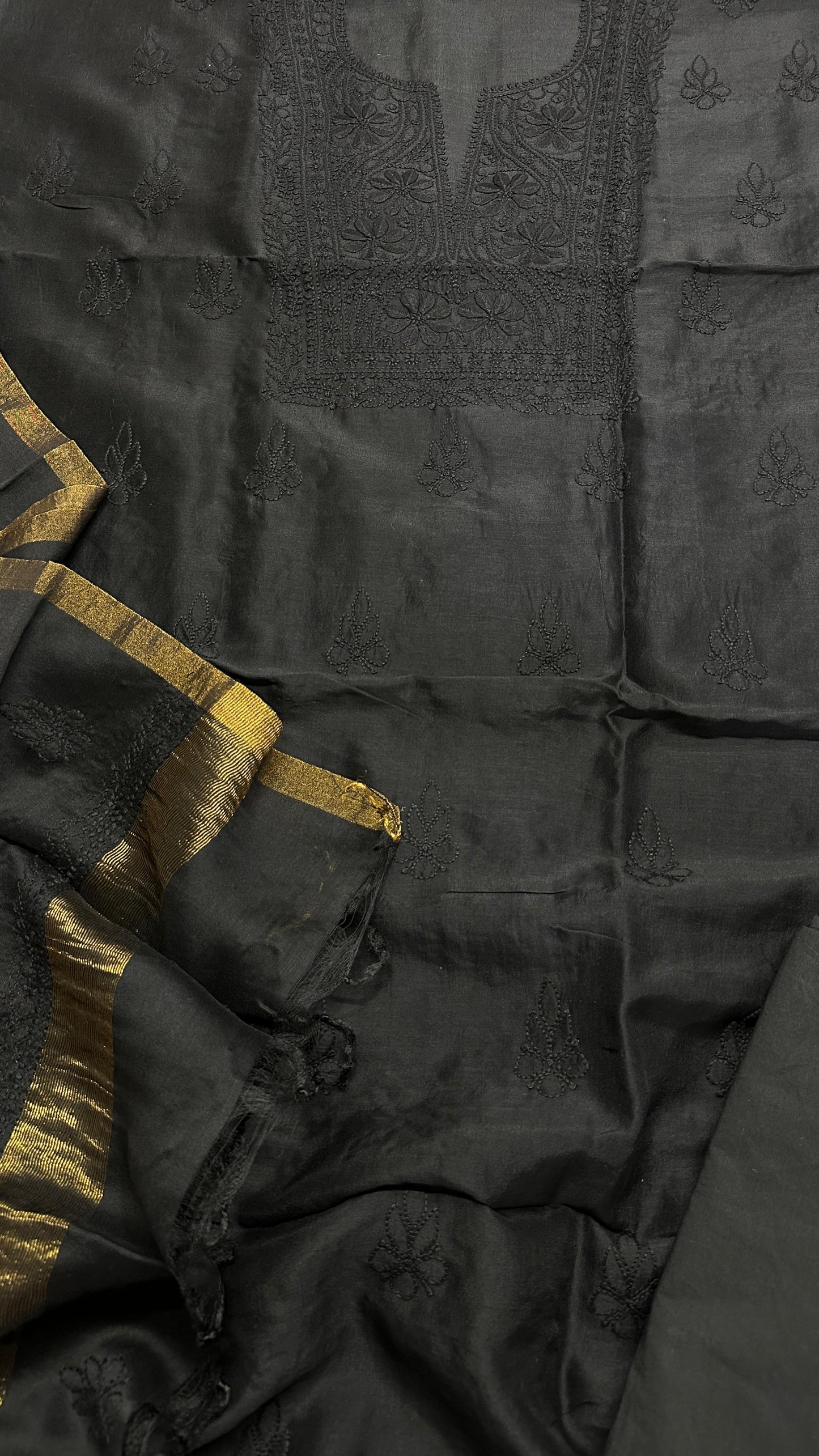 Pure Chanderi Silk Set